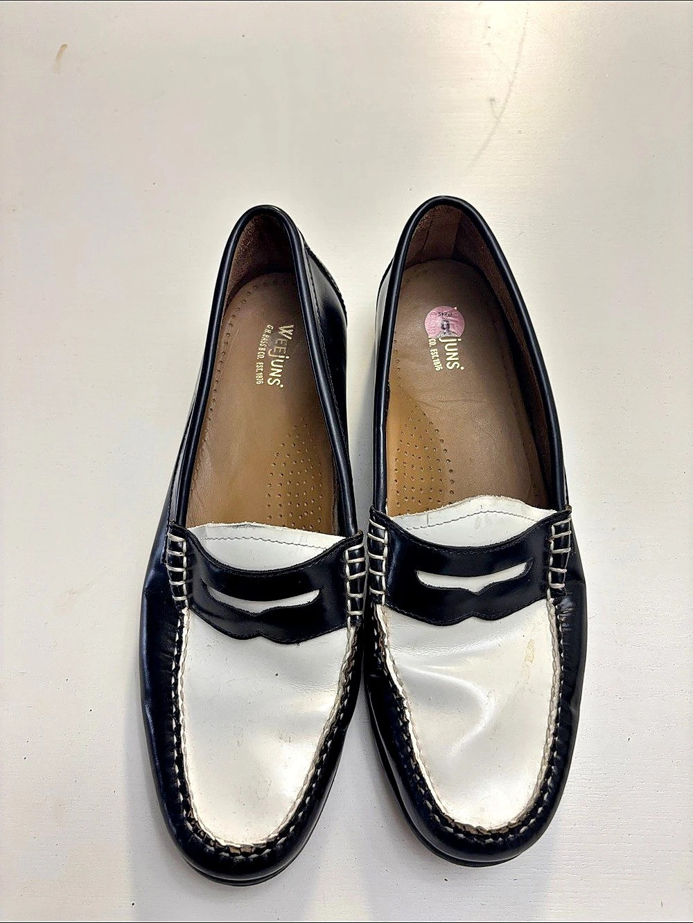 WEEJUNS Color Block Loafers US 8 W Good